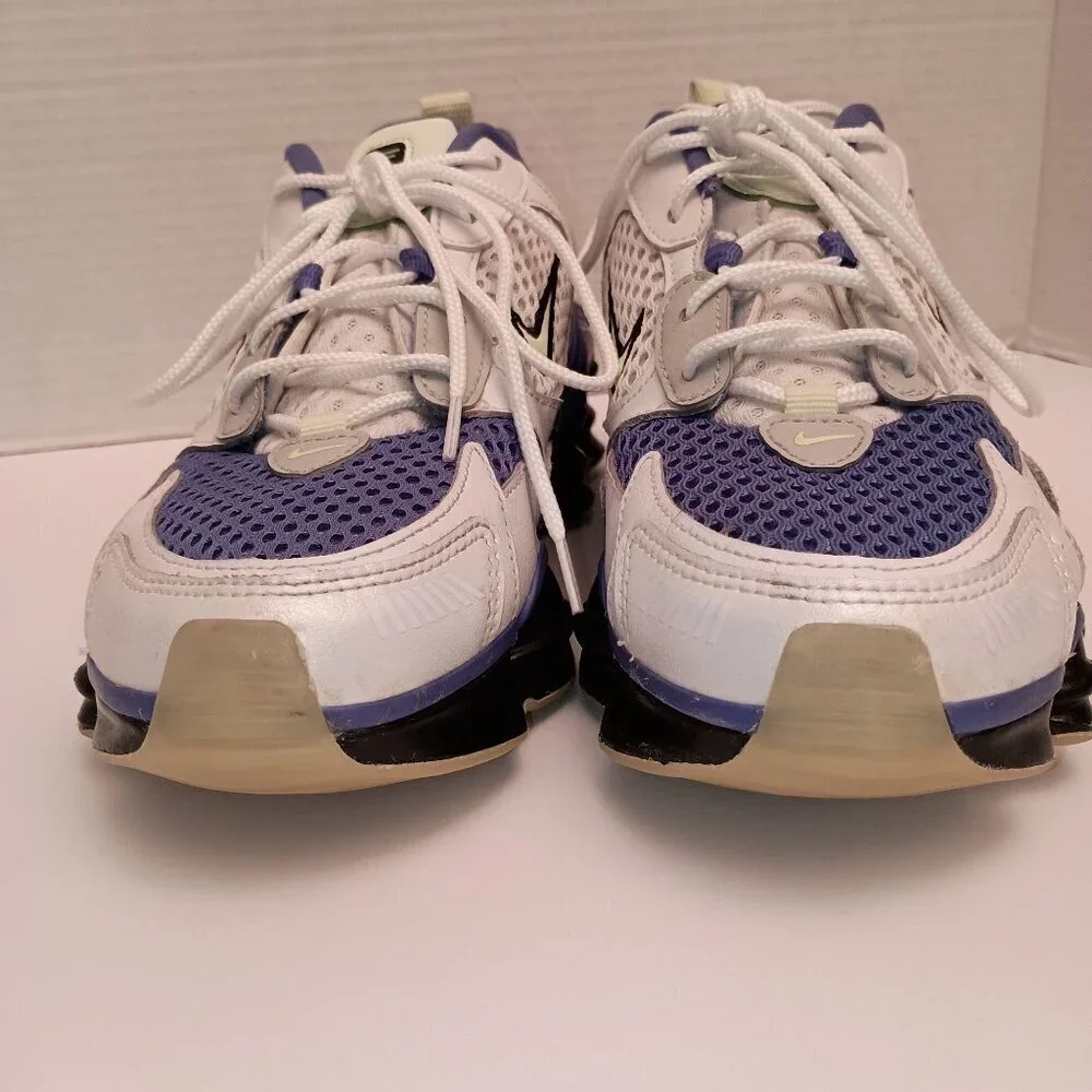 Nike Shox TL Nova White Sapphire Blue Women's Running Shoe Size 7.5